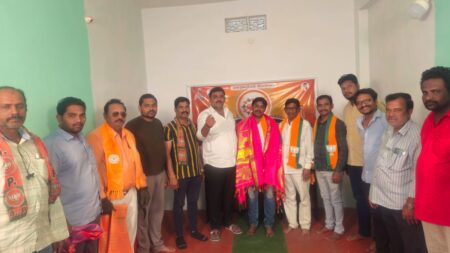 బిజెపి పల్నాడు జిల్లా యువమోర్చా అధ్యక్షులుగా ఎన్నికైన పులుగుజ్జు మహేష్