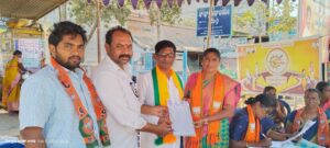 జనతా వారధి కార్యక్రమ సందర్బంగా దూర్గి మండలం పాల్గొన్న మల్లెల శివ నాగేశ్వరావు