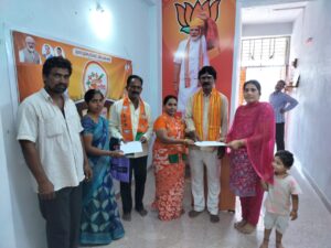 పిడుగురాళ్ళ పట్టణంలో జనతా వారిది కార్యక్రమం నిర్వహించడం జరిగింది