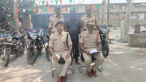 యడ్లపాడులో బైక్ దొంగ అరెస్ట్…..